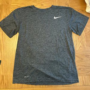 Nike Men's Dri-Fit Tee Charcoal Gray - Medium